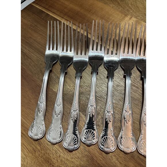 Wallace Stainless 18/10 China Dinner Forks Set 10..(DD2) - Picture 3 of 4